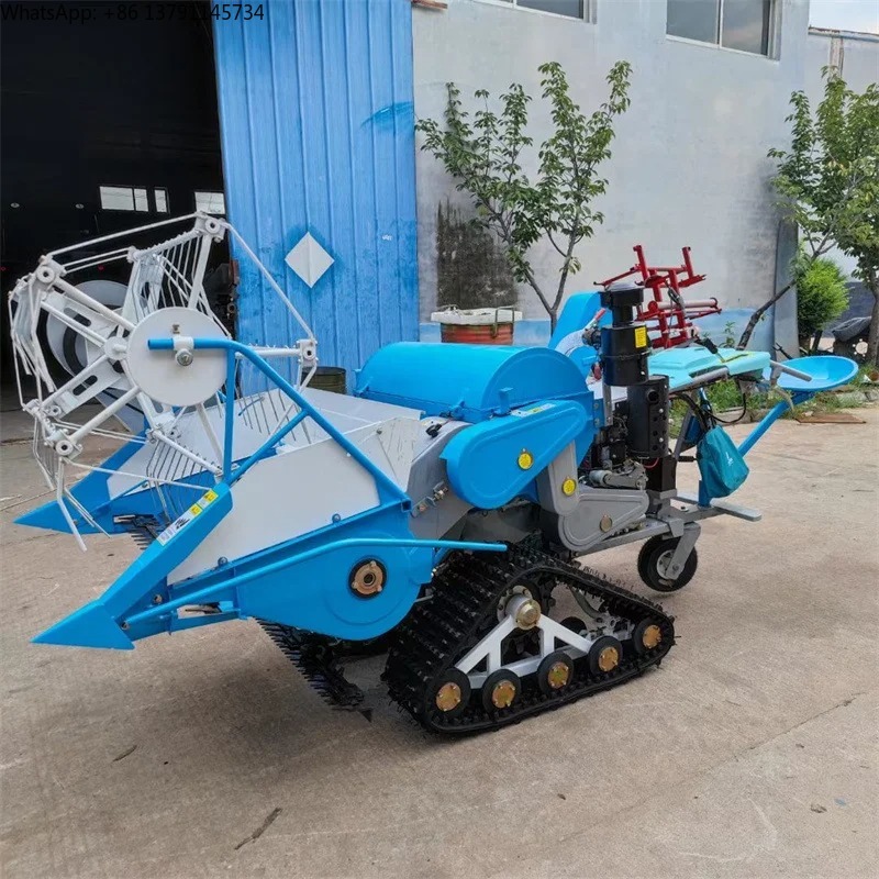 Combine Harvester Mini - Малогабаритный комбайн-молотилка с редукторным приводом для